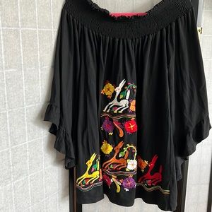 Dress mini embroidered dress by vava size med